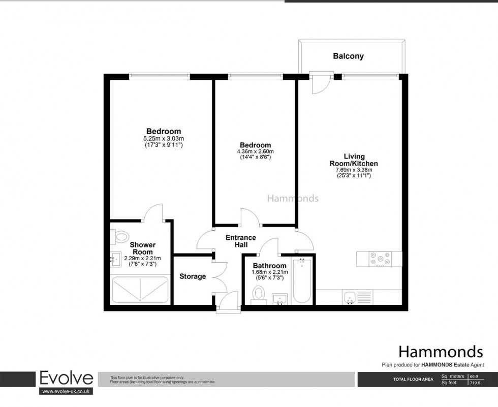 Floorplan for High Street, London