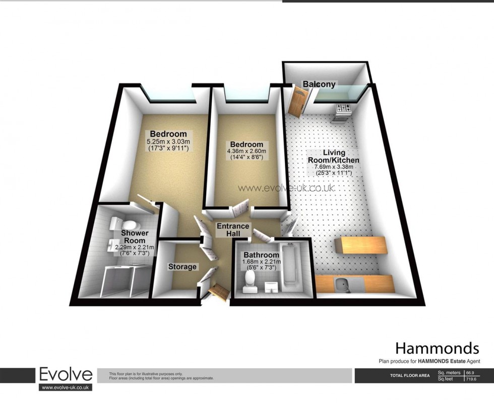 Floorplan for High Street, London