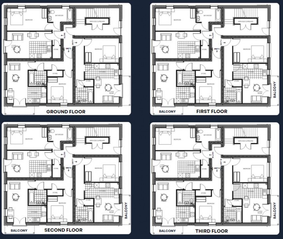 Floorplan for The Common, Hatfield