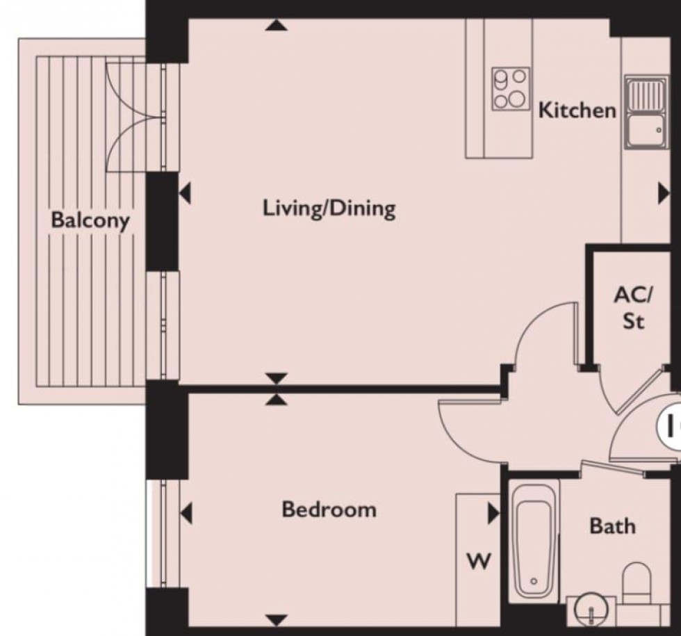 Floorplan for Armada Way, London