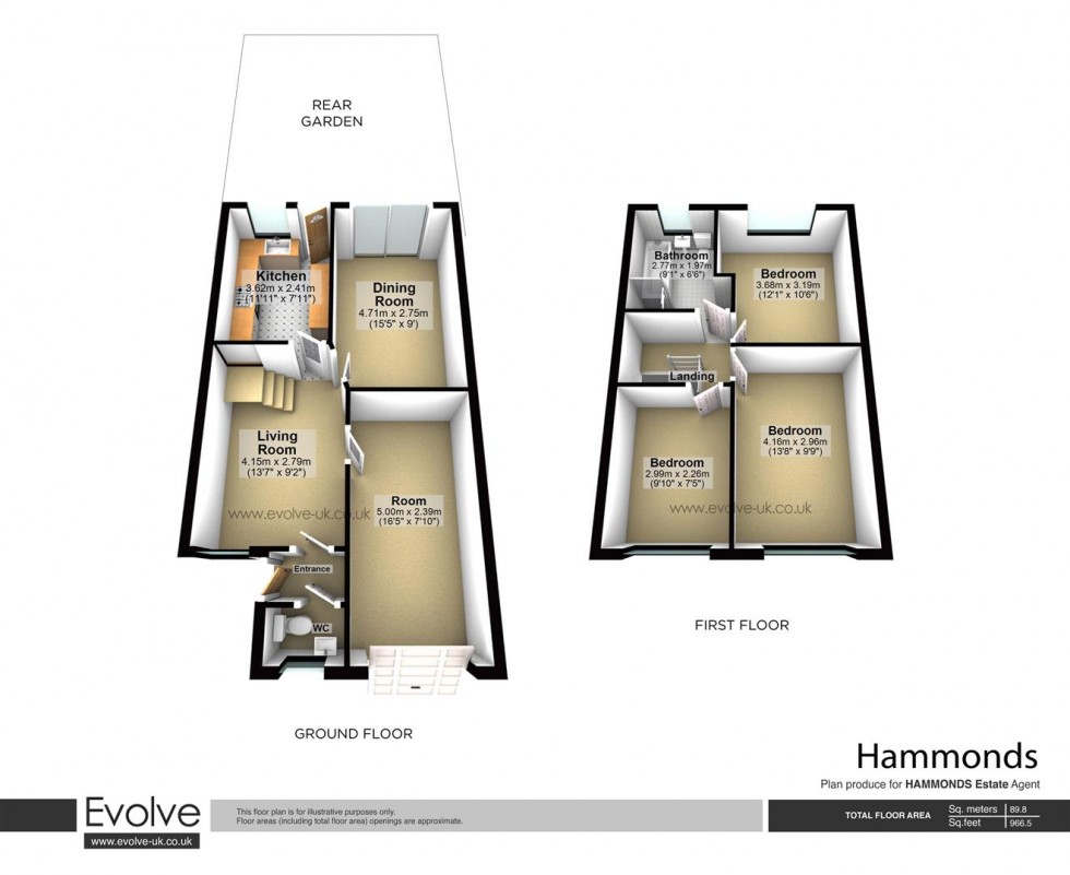 Floorplan for Telegraph Place, London