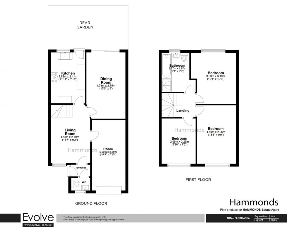 Floorplan for Telegraph Place, London