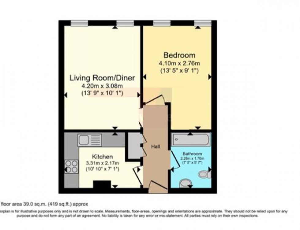 Floorplan for High Street, London