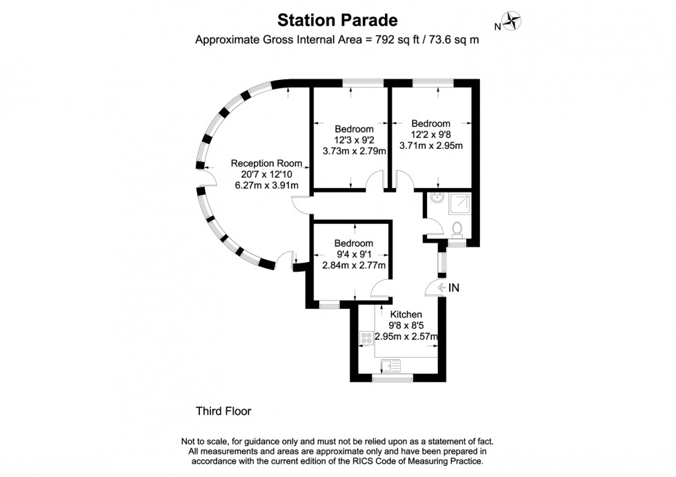 Floorplan for Station Parade, High Road Leyton, London