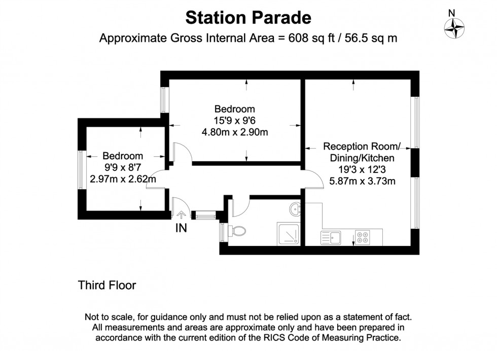 Floorplan for Station Parade, High Road Leyton