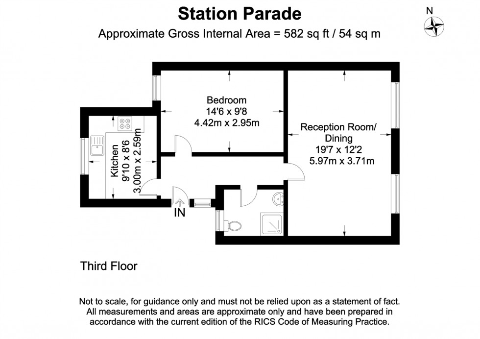Floorplan for Station Parade, High Road Leyton, London