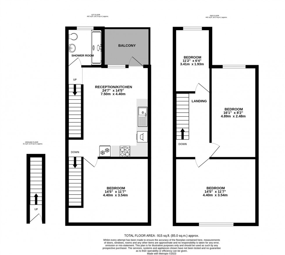 Floorplan for Bethnal Green Road, London