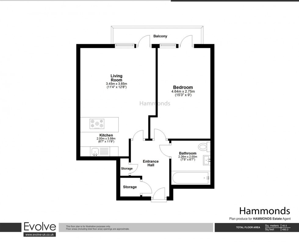 Floorplan for High Street, London