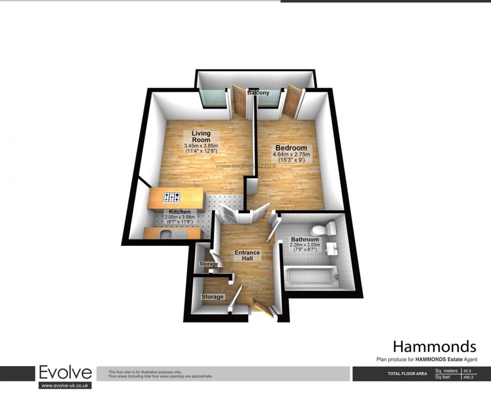 Floorplan for High Street, London