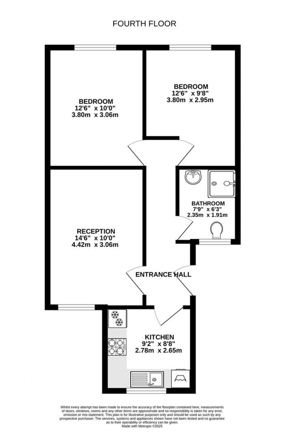 Floorplan for Station Parade, High Road Leyton, London
