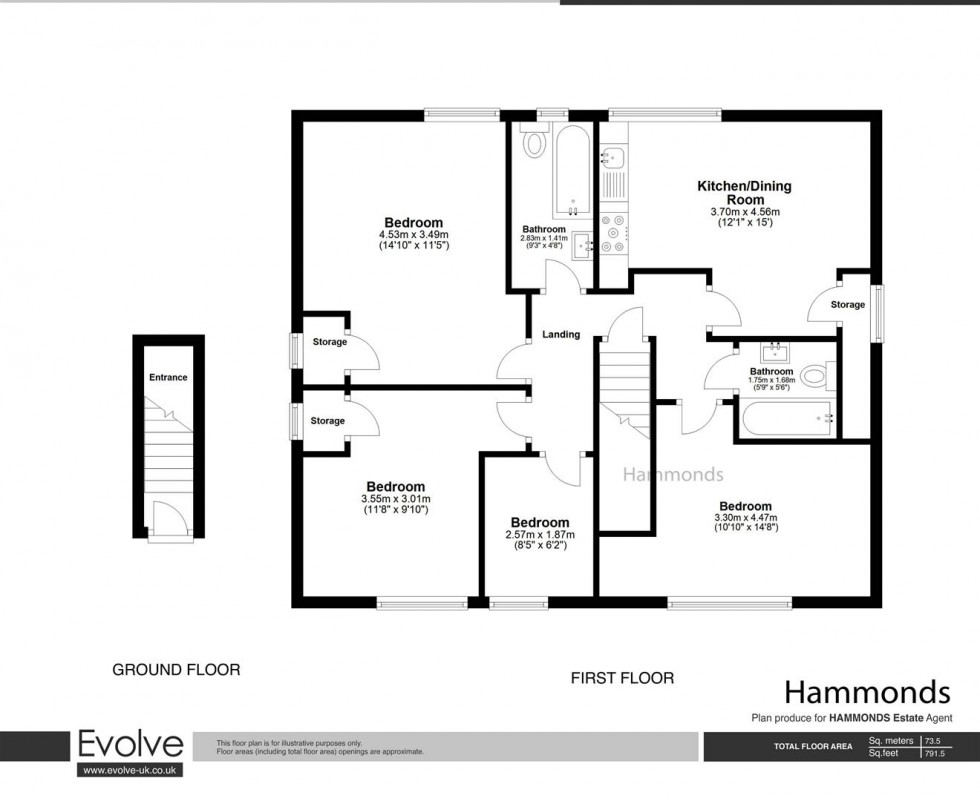 Floorplan for Barking Road, London, London